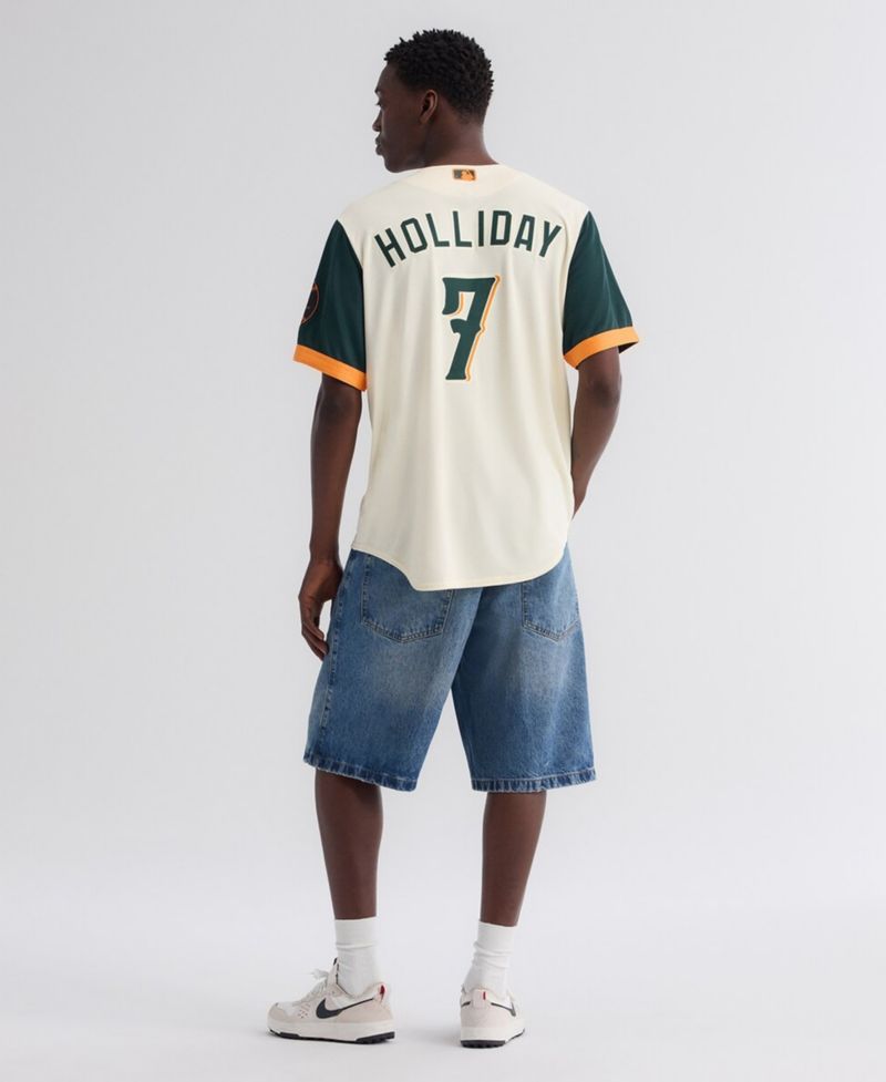 Men's Jackson Holliday Natural Baltimore Orioles 2026 City Connect Stadium Jersey