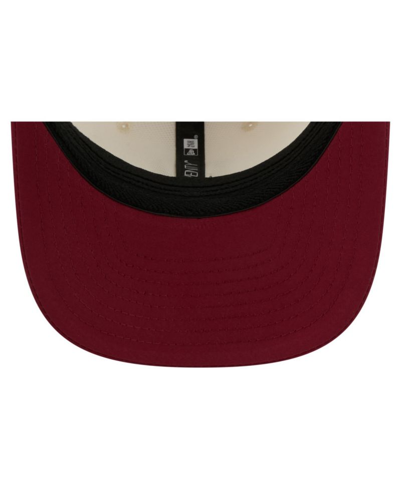 Men's Cream/Burgundy Washington Commanders 2026 NFL Training Camp 9SEVENTY Adjustable Hat