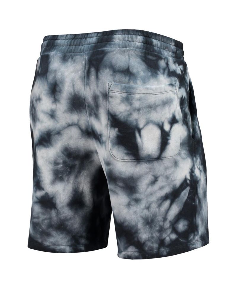Men's Black New Orleans Saints Tie-Dye Shorts
