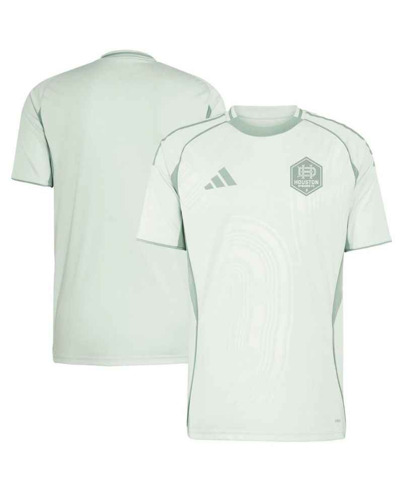 Men's Light Green Houston Dynamo FC 2025 One Planet Pre-Match Jersey