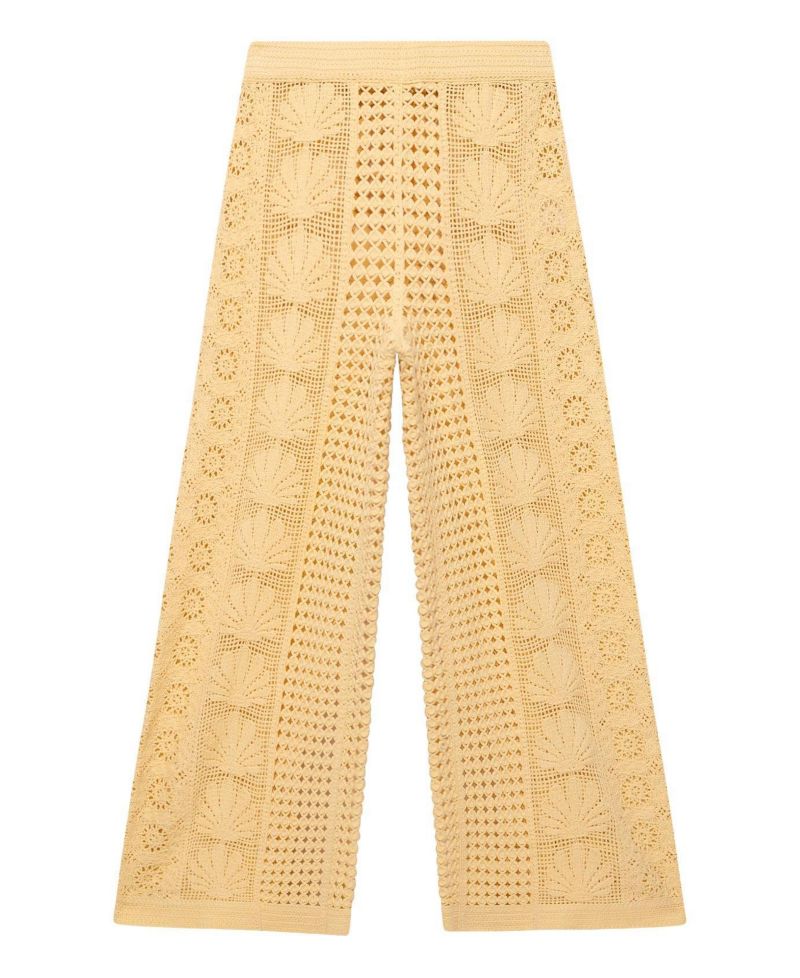 Women's Crochet Knit Trousers