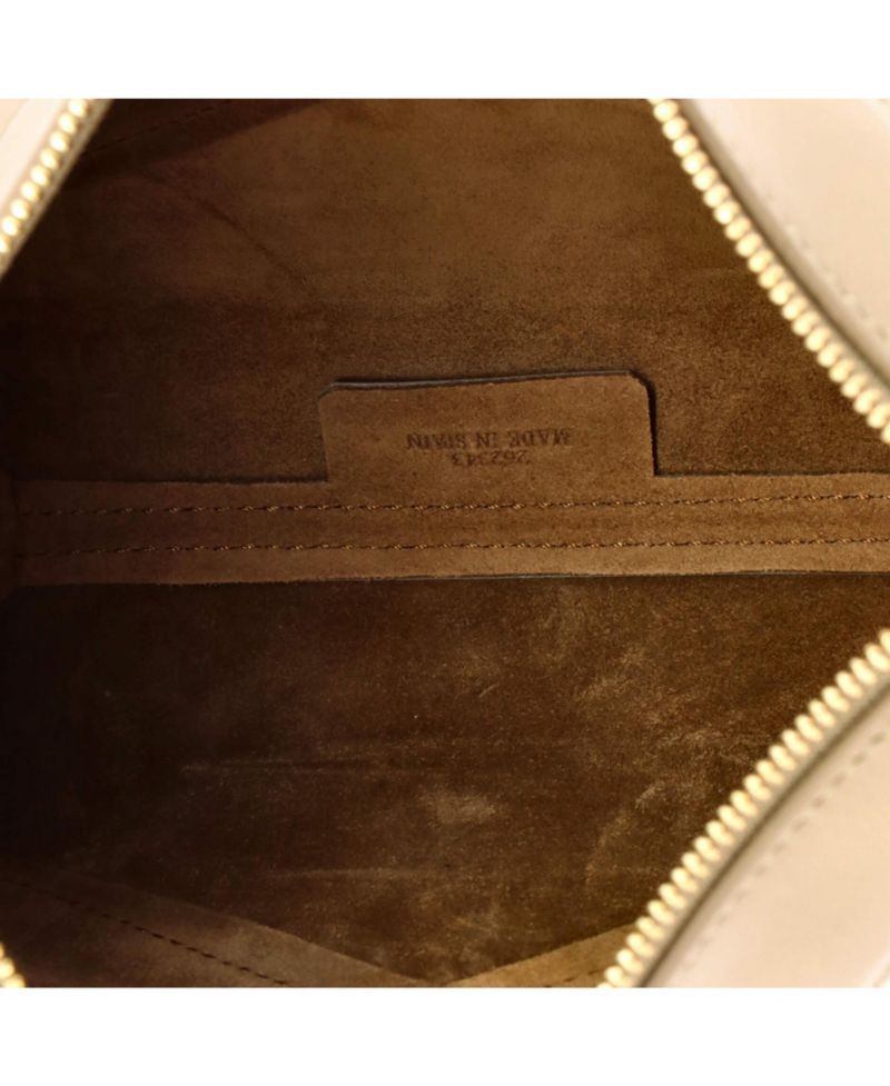 Puzzle Pouch Bag Leather