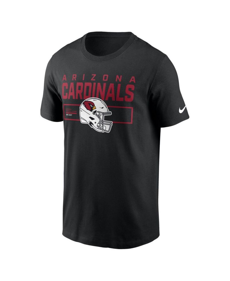 Men's Black Arizona Cardinals Primetime Helmet Essential T-Shirt