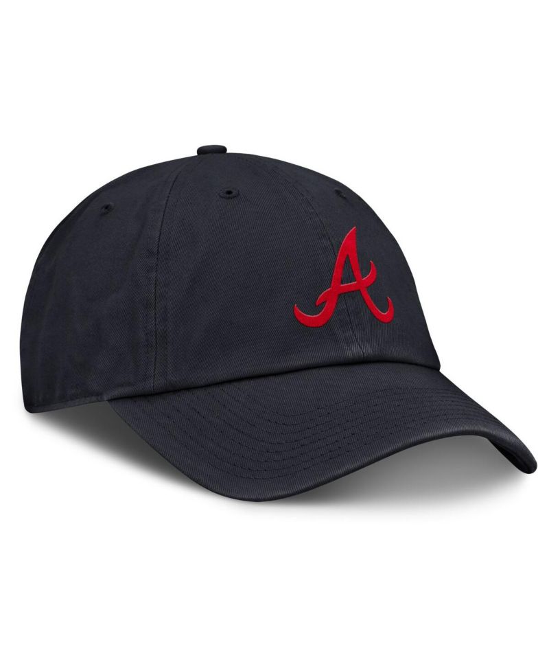 Men's Navy Atlanta Braves Club Adjustable Hat