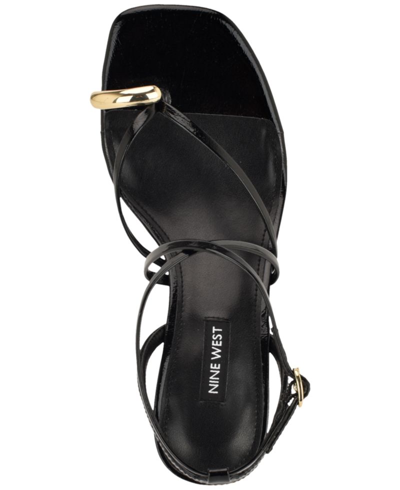 Women's Mays Strappy Toe Loop Kitten Heel Dress Sandals