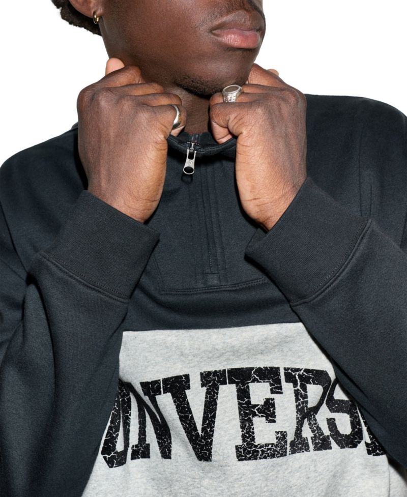 Men's Chuck Color-Block Quarter-Zip Sweatshirt