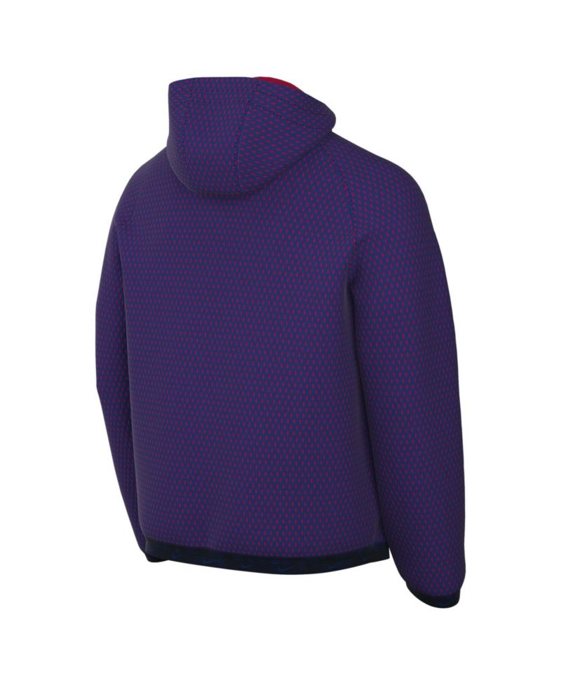 Men's Blue Barcelona 2026/27 Anthem Dri-FIT Full-Zip Hooded Jacket