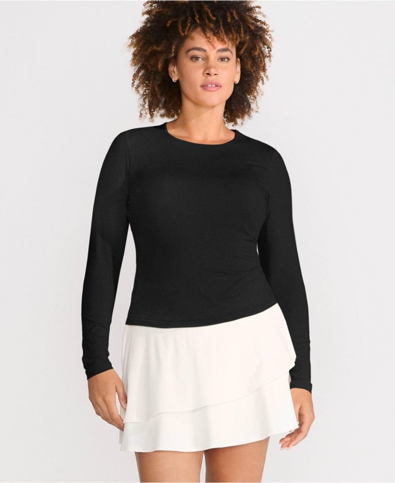 Women's SunShade UPF 50 Long Sleeve Rash Guard Swim Tee