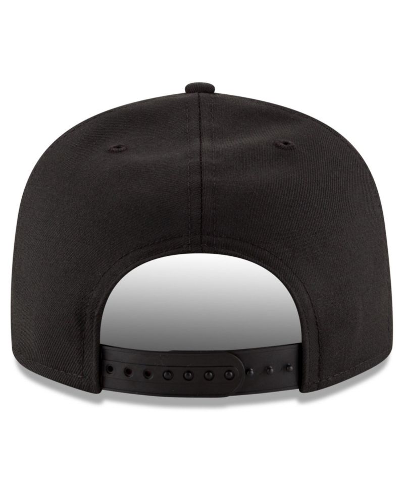Men's Black Houston Rockets 9FIFTY Snapback Hat