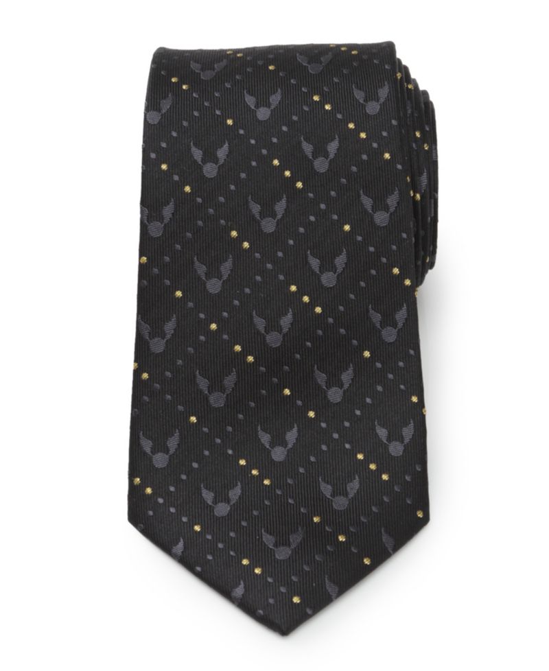 Men's Golden Snitch Silk Tie