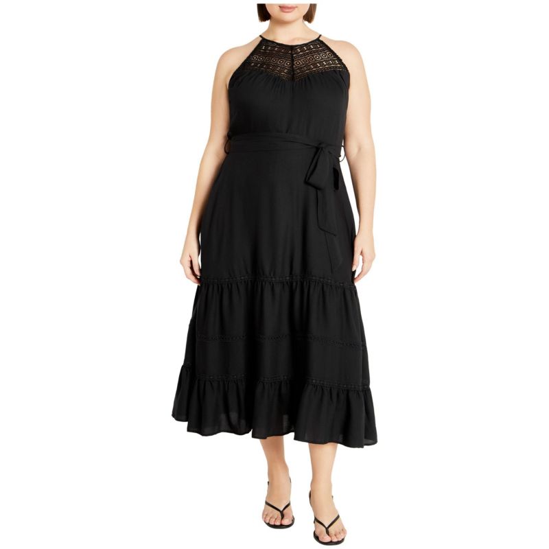 Women's Alessia Crochet Midi Dress