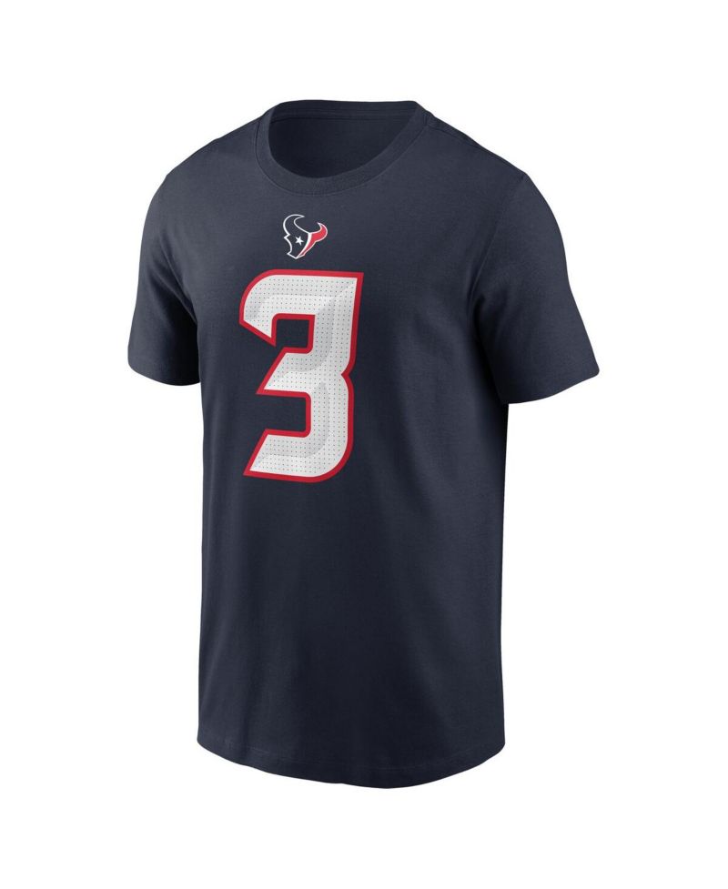 Men's Tank Dell Navy Houston Texans Player Name & Number T-Shirt
