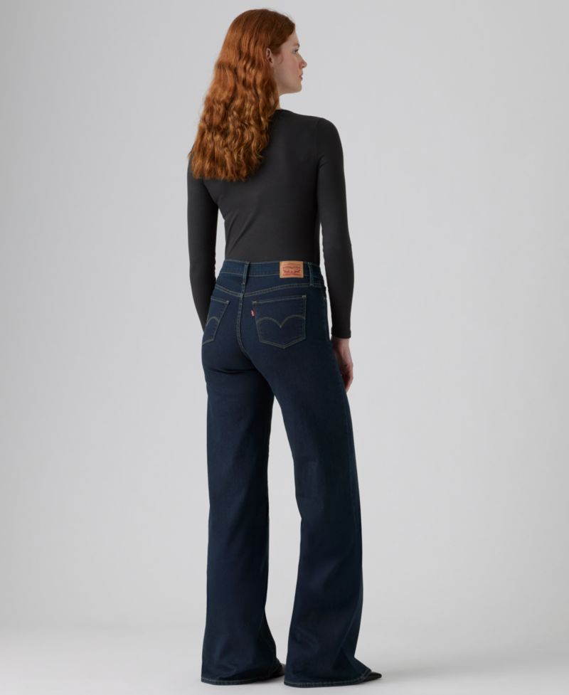 Plus Size Mid Rise 318 Shaping Wide-Leg Jeans