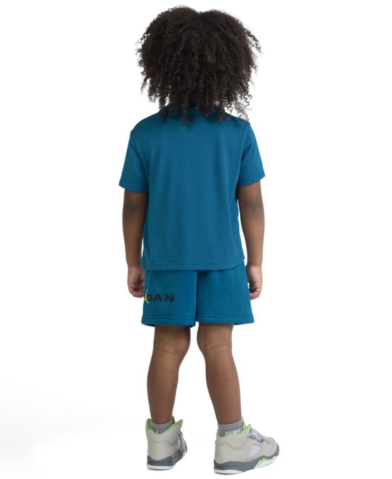Boys' 2T-7 Stretch T-Shirt and Shorts, 2-Piece Set