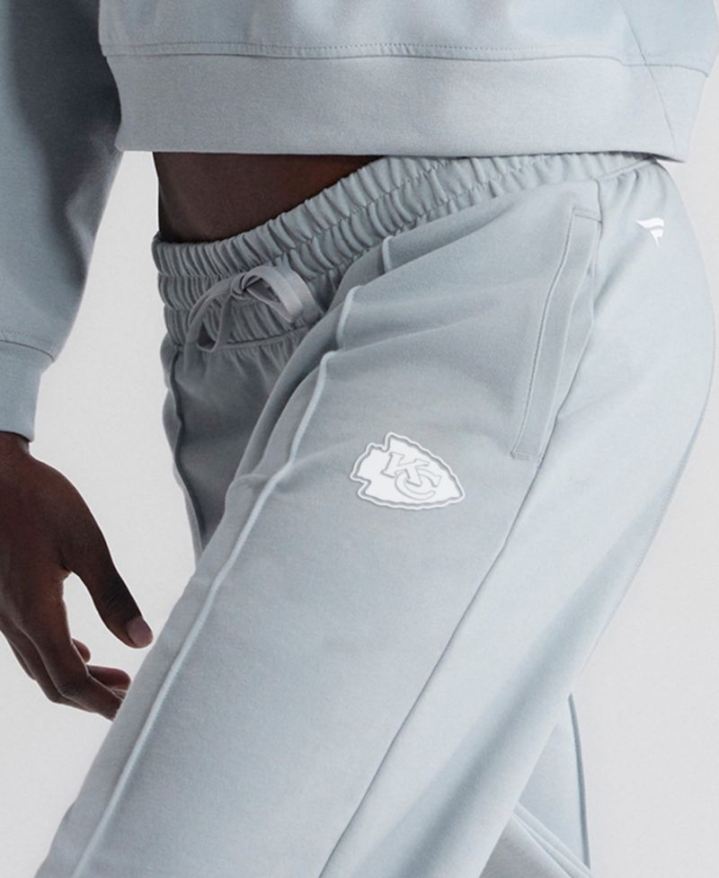 Women's Kansas City Chiefs Clutch Tri-Blend Wide-Leg Drawstring Pants