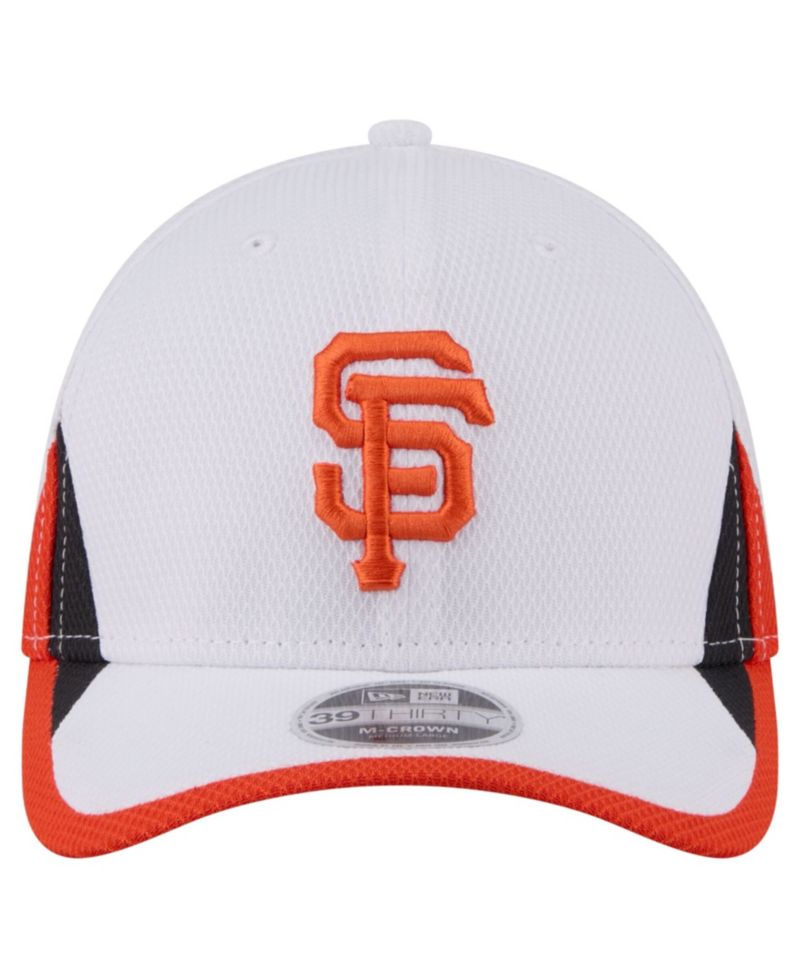 Men's White San Francisco Giants Cut n Sew 39THIRTY Flex Hat