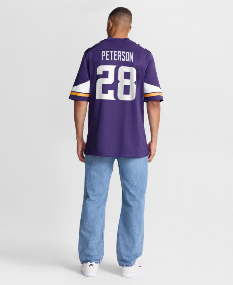 Men's Minnesota Vikings Adrian Peterson Team Retired Game Jersey