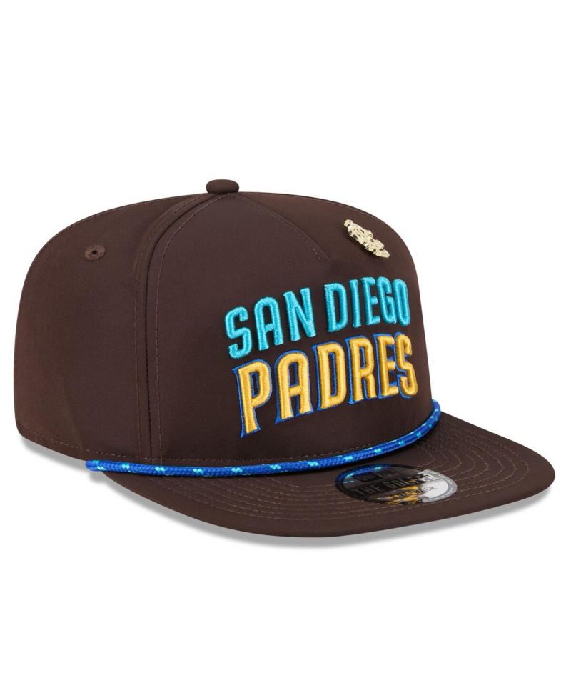 Men's Brown San Diego Padres 2025 Big League Chew Golfer Snapback Hat