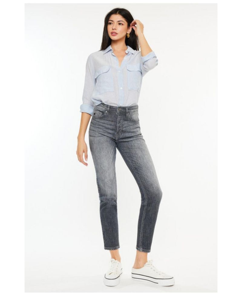 Women's Taryn High-Rise Cigarette Stretch Jeans