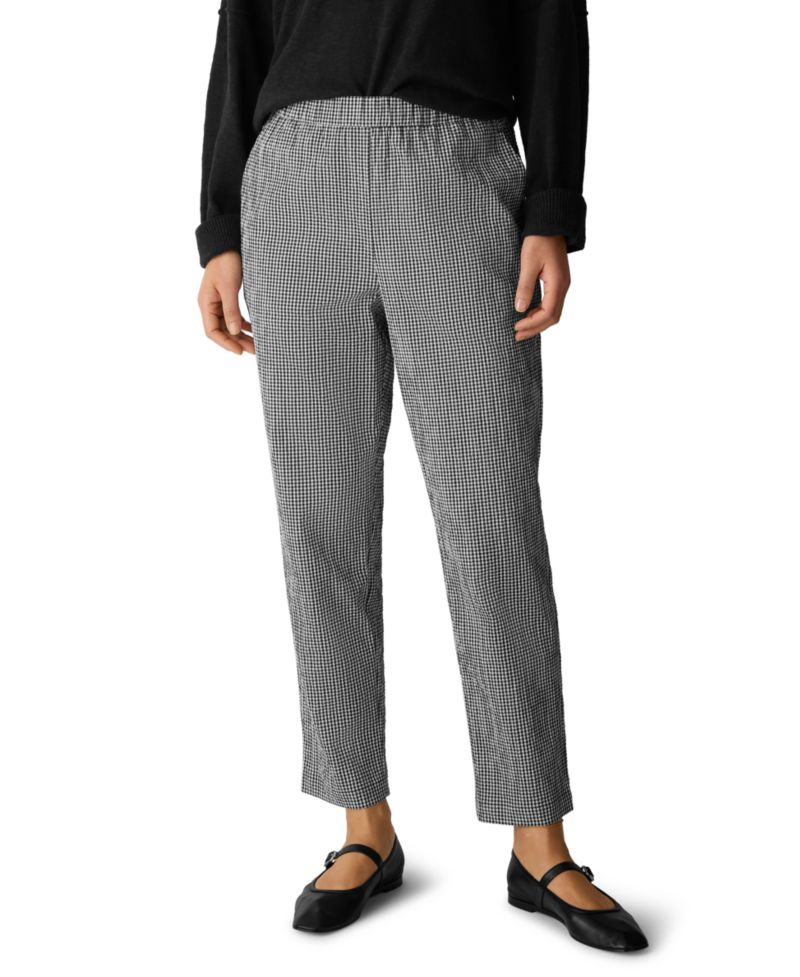Women's High-Waist Tapered-Ankle Pants