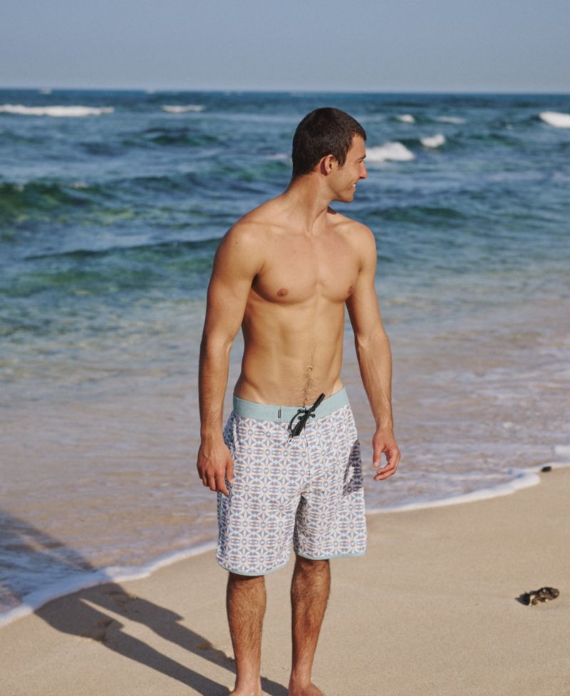Men's Nature Tile 19" Board Shorts