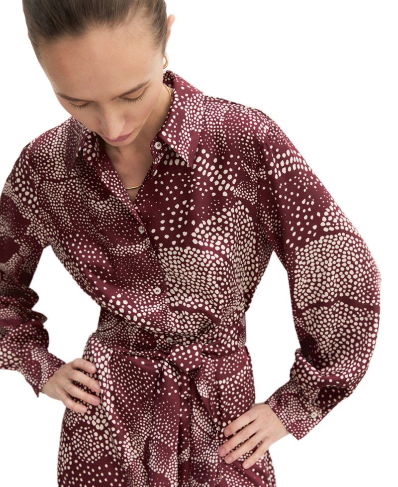Women's Emmalarico Printed Belted Shirt Dress