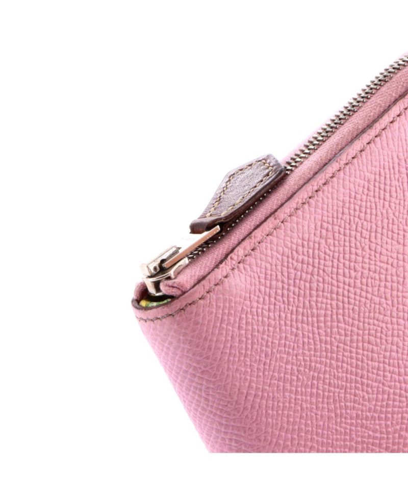 Pre-Owned Hermes Long Azap Zip Around Wallet Silk'in Epsom
