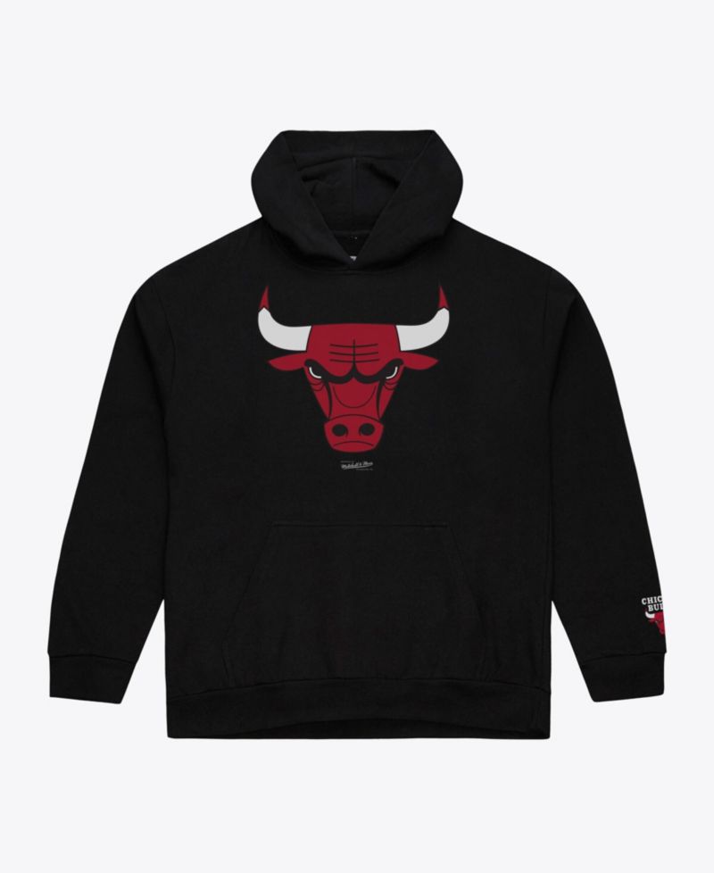 Men's Black Chicago Bulls Basic Fleece Hoodie