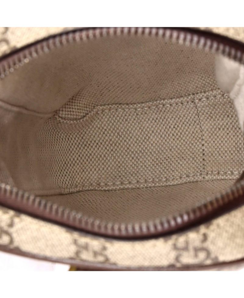 Mini Ophidia Front Pocket Zip Crossbody Bag GG Coated Canvas
