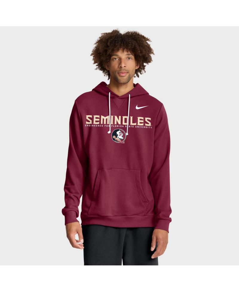 Men's Garnet Florida State Seminoles 2025 Sideline Standard Issue Dri-FIT Hoodie
