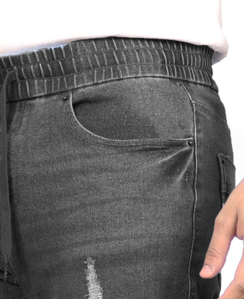 Men's Stretch Cargo Carpenter Jogger Slim-Fit Jeans