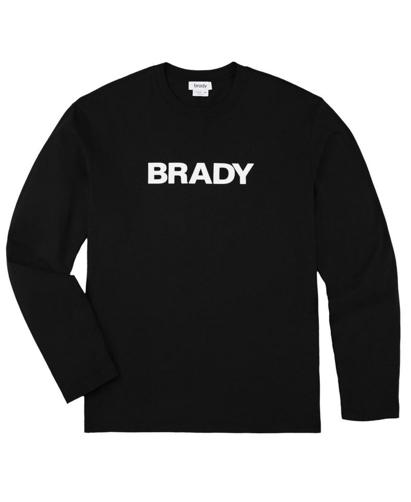 Men's Black Wordmark Long Sleeve T-shirt