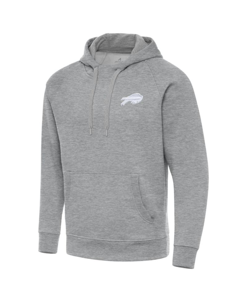 Men's Buffalo Bills Victory Brushed Fleece Raglan Pullover Hoodie