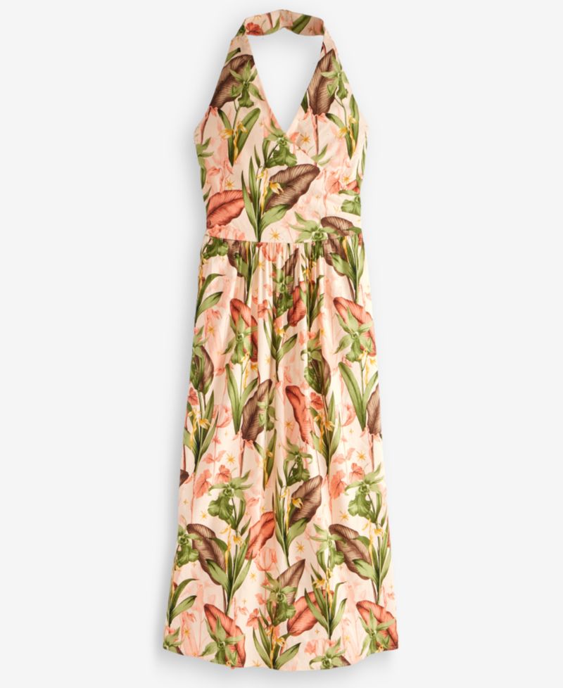 Petite Halter Midi Dress