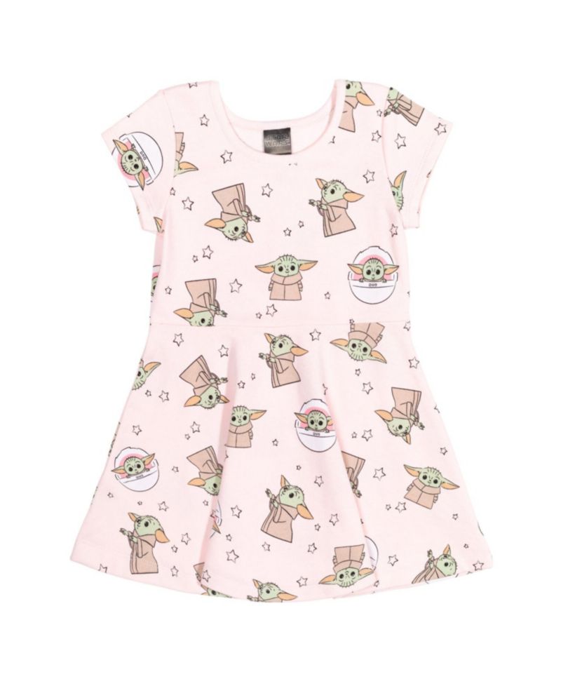 Girls Yoda French Terry Skater Dress to