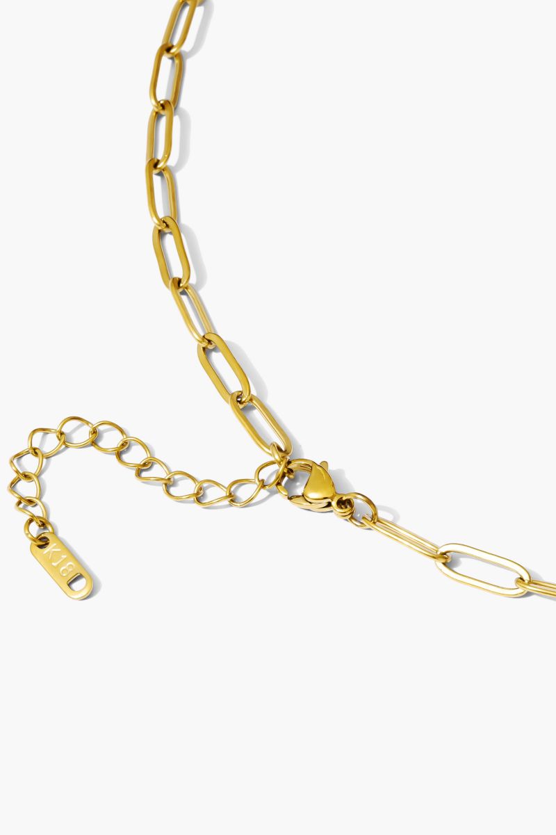 Stainless Steel Paperclip Chain Necklace