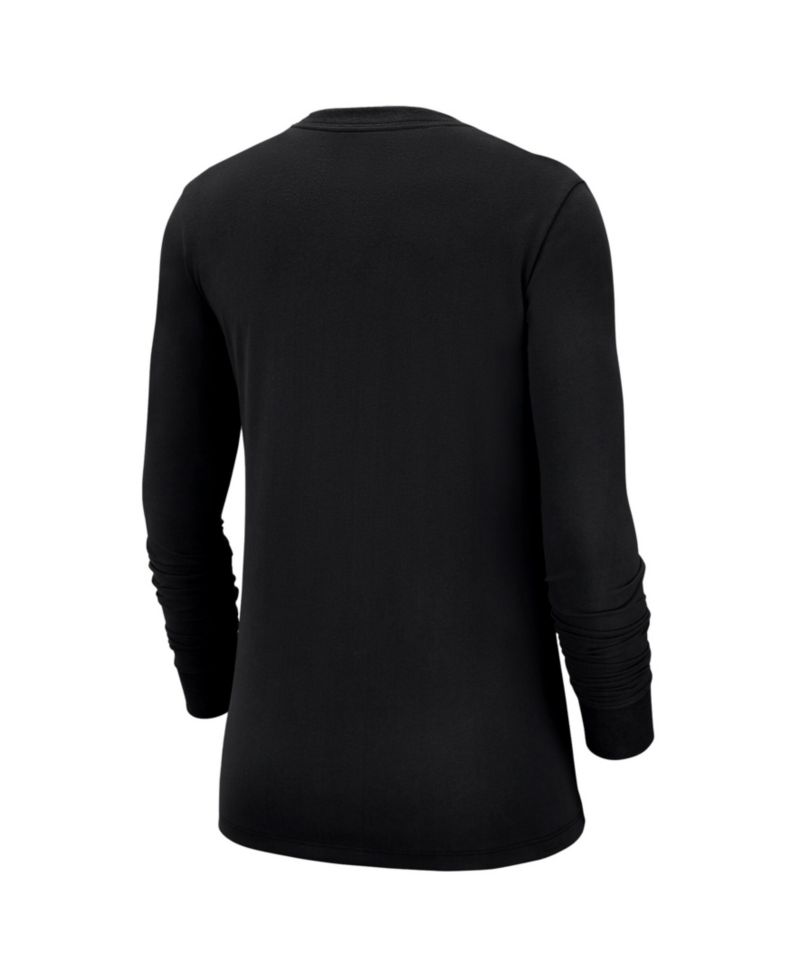 Women's Black San Antonio Spurs Logo Core Long Sleeve T-Shirt