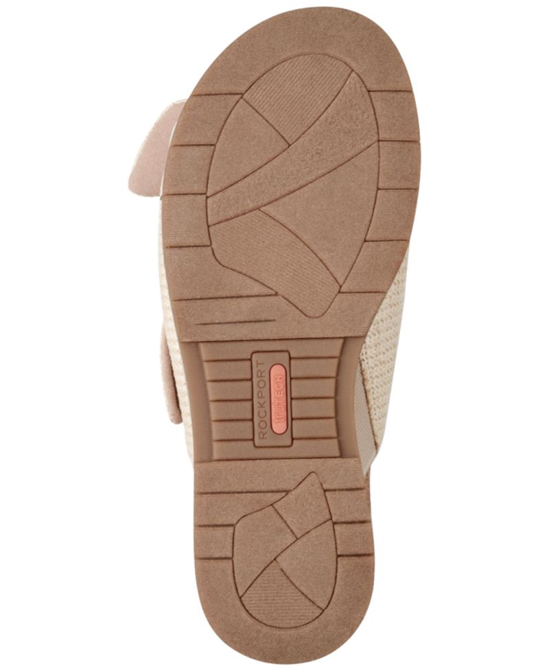 Women's Zova Bow Flat Slip-On Footbed Sandals