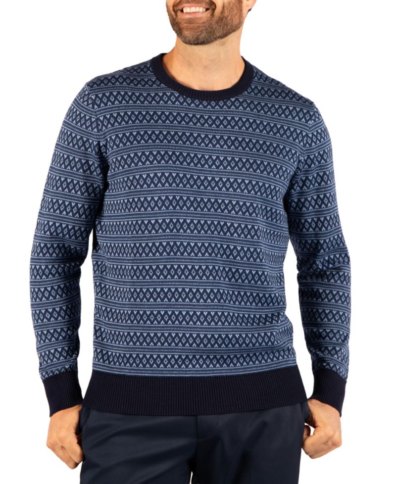 Men's Fairisle Crew Neck Sweater