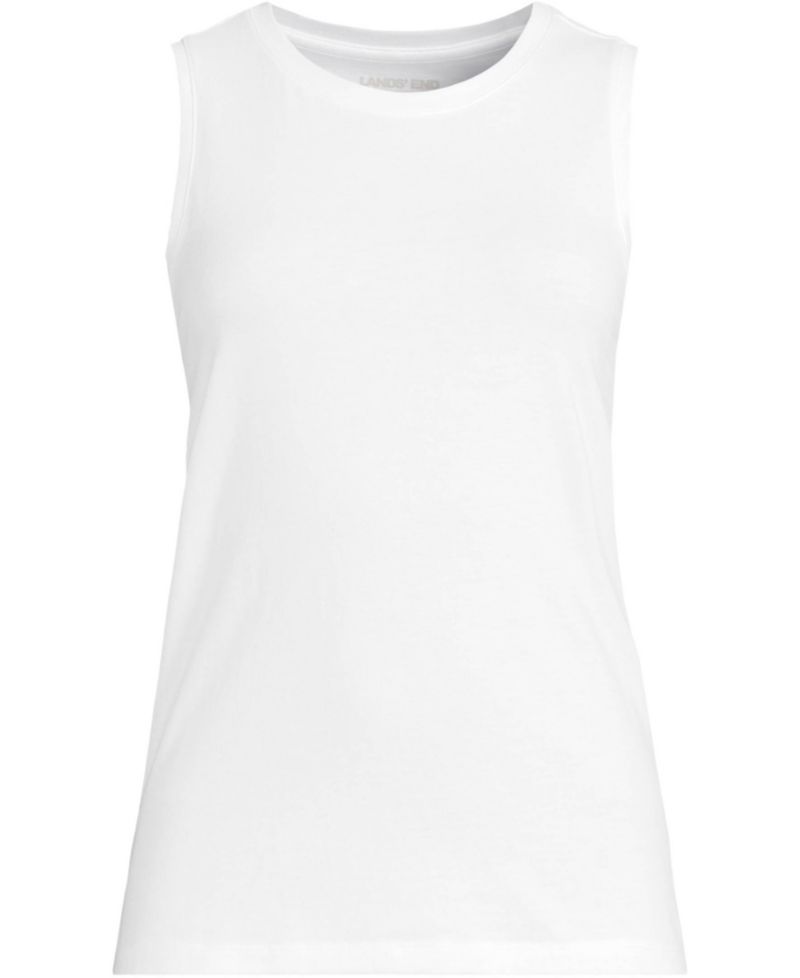 Women's Tall Supima Cotton Crew Neck Tank Top