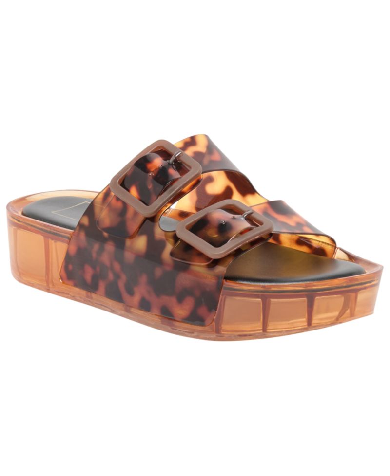 Women's Julio X Jelly Double-Band Jelly Footbed Platform Sandals