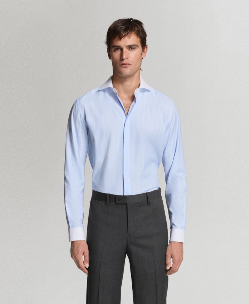 Men's Cotton Striped Shirt