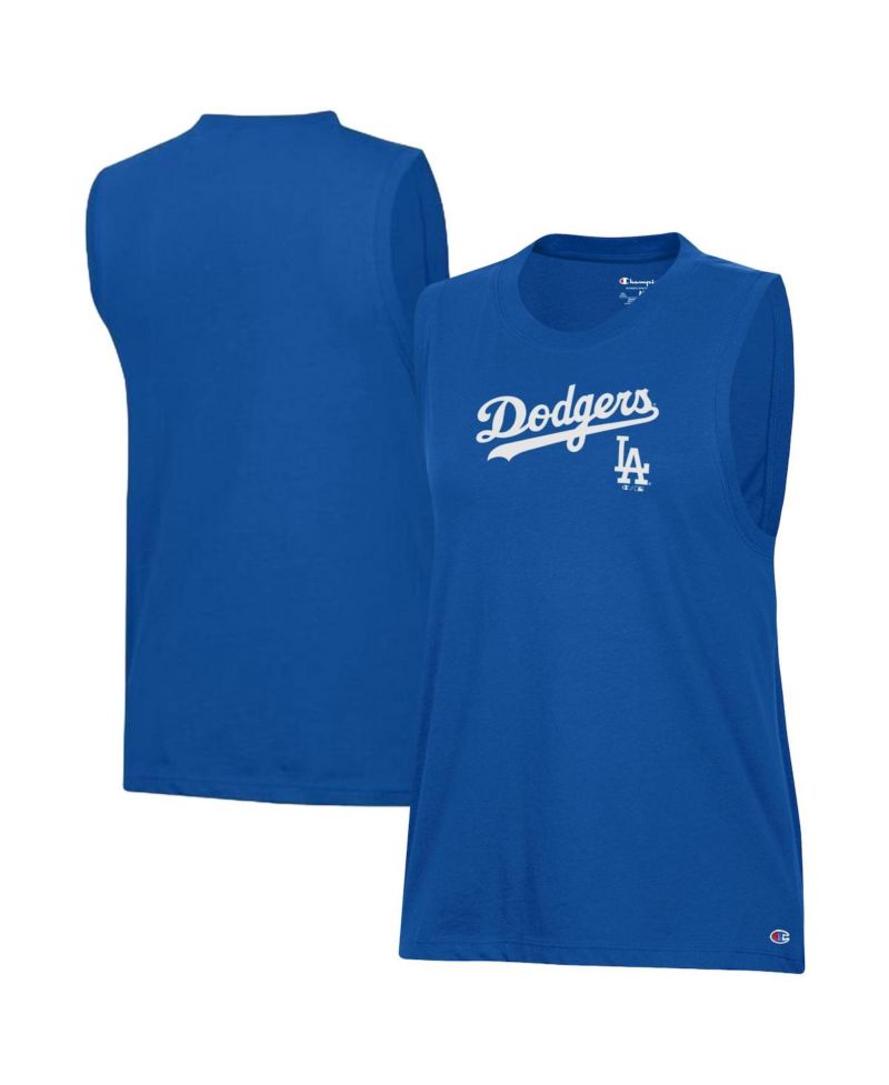 Women's Royal Los Angeles Dodgers Muscle Tank Top