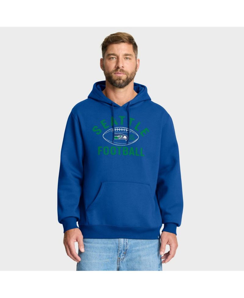 Men's Royal Seattle Seahawks Fumblerooski Legacy Pullover Hoodie