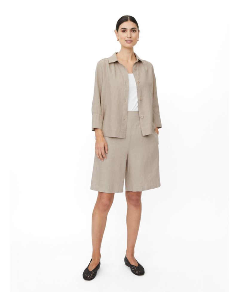 Women's Mapinja Smock Waist Linen Shorts
