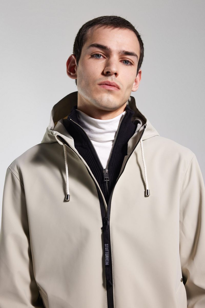 Men's Stockholm Lightweight Zip Matte Raincoat