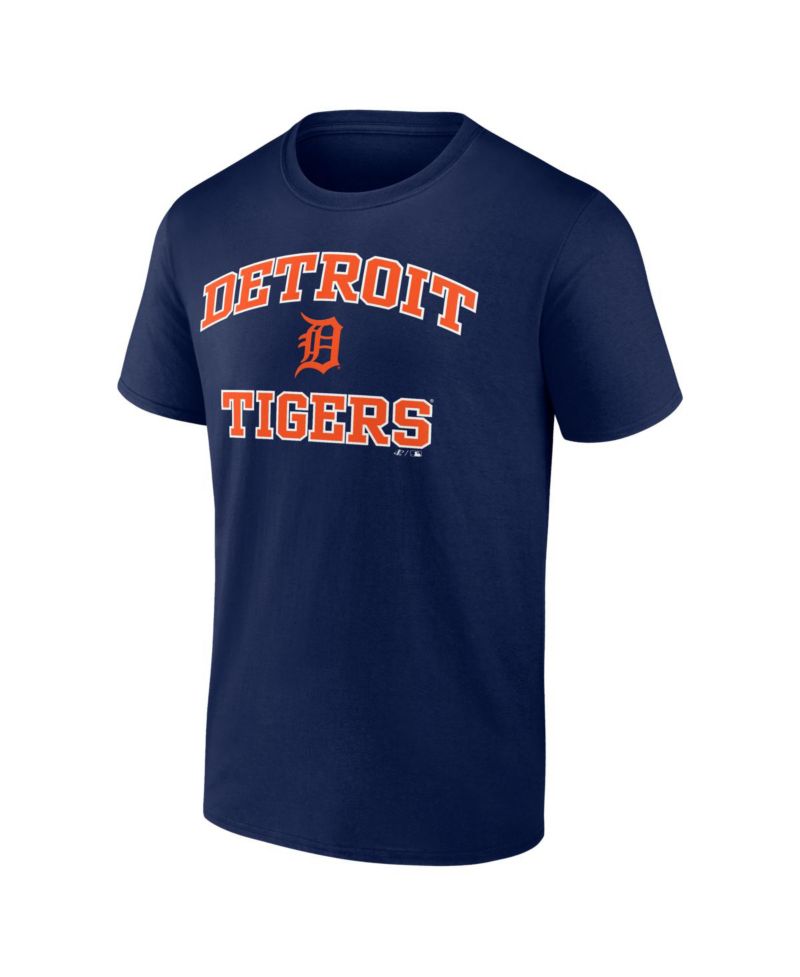 Men's Navy Detroit Tigers Heart and Soul T-Shirt