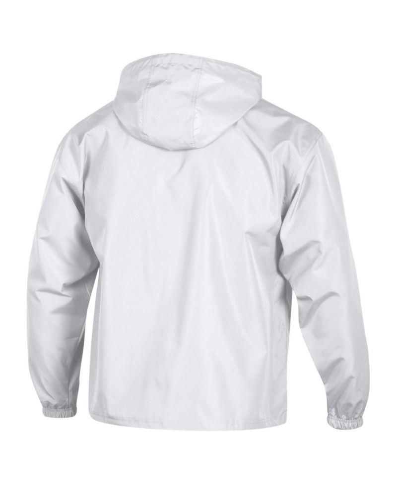 Men's White Kentucky Wildcats Cloud Packable Half-Zip Hooded Jacket