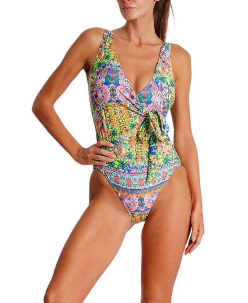 Women's Wrap One Piece Swimsuit