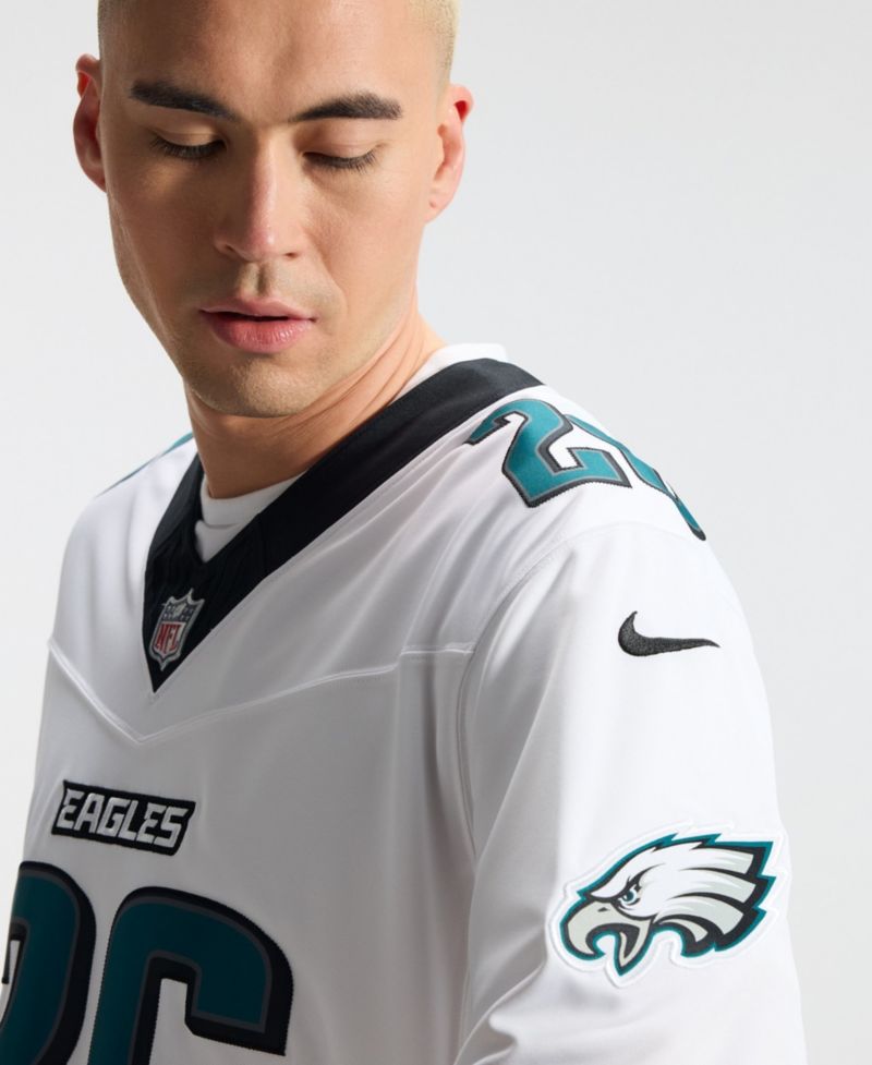 Men's Saquon Barkley White Philadelphia Eagles Vapor F.U.S.E. Stitched Limited Jersey